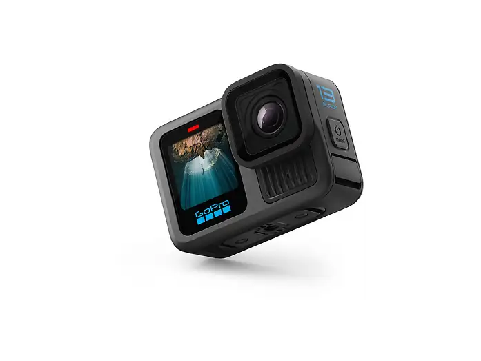 Cámara deportiva - GoPro Hero 13 Black, HyperSmooth 6.0, 5.3 K, 27 megapíxeles, Autonomía 2.5 h, HDR, Sumergible hasta 10m, Cámara lenta, Negro