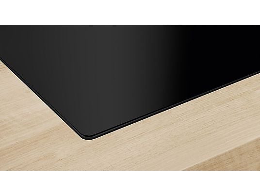 Placa inducción con extractor integrado - Bosch PVS611B16E, 4 Zonas, Zona Flex, CombiInducción, Touch Select, Negro