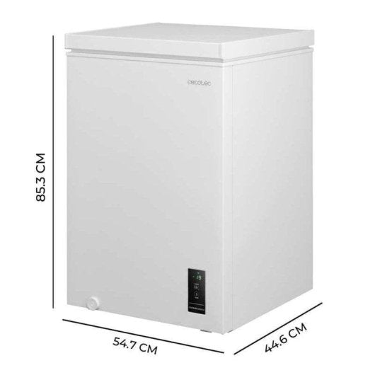 Congelador Cecotec Bolero CoolMarket Chest 99P 99L Dual UltraContact White
