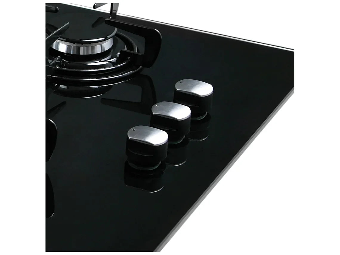 Cata CIB 6031 BK Placa de Gas 4 Zonas Negro