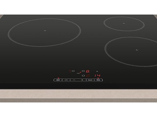 Placa inducción - Balay 3EB864FR, 3 zonas, Negro