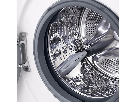 Lavadora carga frontal - LG F4X1008NWH, 8 kg, 1400 rpm, 10 programas, AI Direct Drive™, ThinQ™, Blanco Marfil
