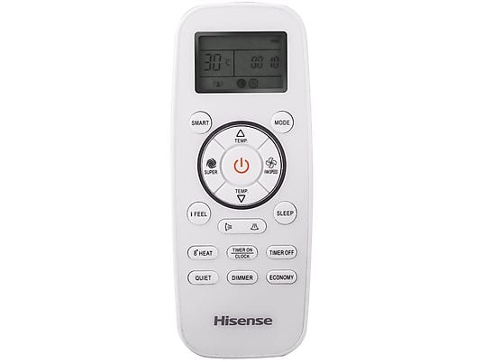 Split 1x1 - HISENSE Brissa CA25YR03, Función Inverter, Blanco