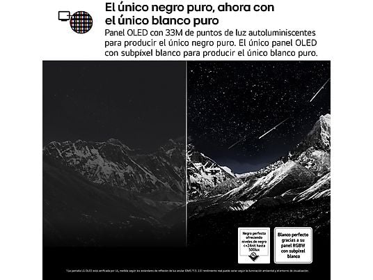 TV OLED 77 - LG OLED77C55LA, OLED 4K, Procesador Inteligente α9 AI Processor 4K Gen8, Smart TV, DVB-T2 (H.265), Negro