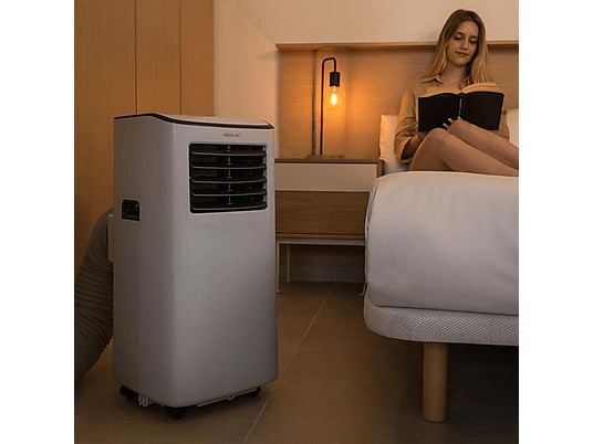 Aire acondicionado portátil - Cecotec ForceClima 7500, Silencioso, 1750 fgh, 4 modos, 2 velocidades, 15 m², WiFi, Blanco