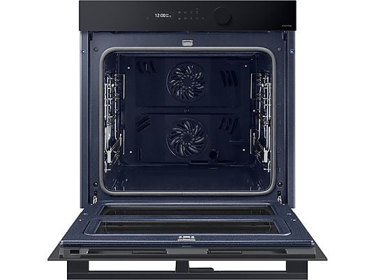 Horno de vapor - Samsung NV7B5750TDKU1, Multifunción, Pirolítico, Air Fry, 76l, 59.5 cm, Dual Cook Flex, WiFi, Negro