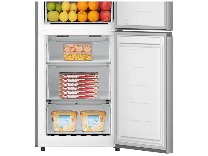 Frigorífico combi - Hisense RB440N4ACA, No Frost, 201.7 cm, 336 l, Multi-Air Flow. Motor Inverter, Inox