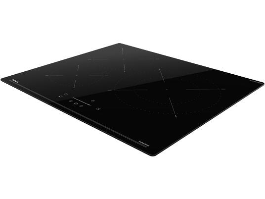 Placa inducción - Teka IBC 63110 SSM BK, 3 zonas, 29 cm Zona grande, 59 cm ancho, Negro