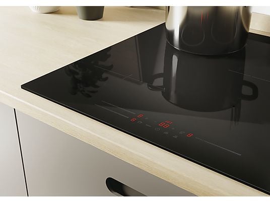 Placa inducción - Candy CI633MCBB, 3 Zonas, Zona grande de 29 cm, Negro
