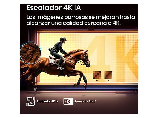 TV LED 43" - HISENSE 43A6Q, UHD 4K, Quad Core/MT9603, Smart TV, DVB-T2 (H.265), Negro