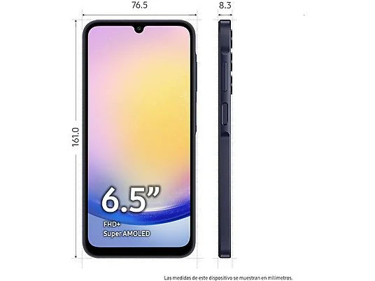 Samsung Galaxy A25 5G 256GB Black - 6.5" 120Hz 50MP OIS