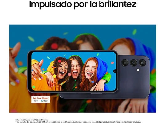 Samsung Galaxy A25 5G 256GB Black - 6.5" 120Hz 50MP OIS