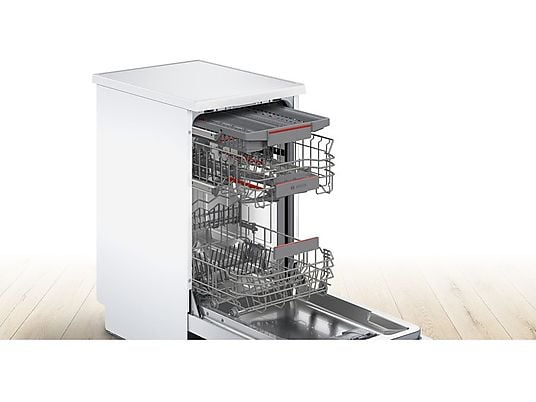 Lavavajillas - Bosch SPS4HMI49E, 10 servicios, 6 programas, 45 cm, Silence Plus, Acero inoxidable