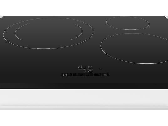 Placa inducción - Bosch PUJ631BB5E, 3 zonas, 28 cm, Función Sprint, Control TouchSelect, 60 cm, Negro