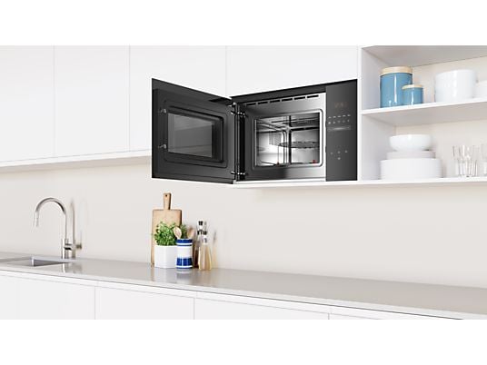 Microondas integrable - Balay 3CG5172N2, 800 W, 5 niveles, 20 l, Negro