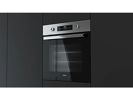 Horno - Teka HSB 6466, Multifunción, 70l, 59.5 cm Ancho, Función AirFry, Esmalte BrightClean, Acero inoxidable