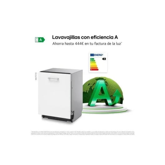 Lavavajillas LG Quadwash Steam Integrable Eficiencia A Vapor Tercera Bandeja