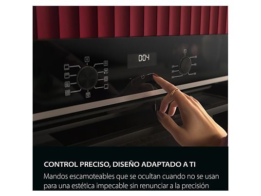 Horno - AEG TU5AB20WSK, Multifunción, Limpieza por agua, 72 l, Display LED, 60 cm, Negro
