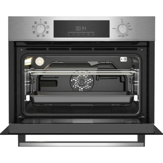 Horno Compacto Beko BBCM12300X 48L 45cm Hidrolítico A con Grill Inox