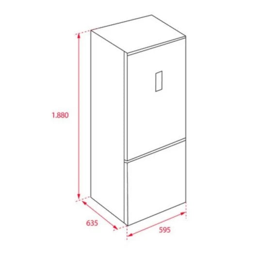 Teka NFL 345 C Frigorífico Combi E Acero Inoxidable