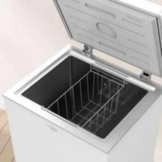 interior arcón congelador Cecotec 99 L blanco
