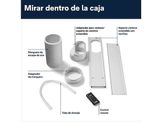 Aire acondicionado portátil De'Longhi PAC EM90