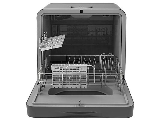 Lavavajillas compacto - CECOTEC Bolero Aguazero 1150 Dark, 3 servicios, 6 programas, 42,5 cm, 300