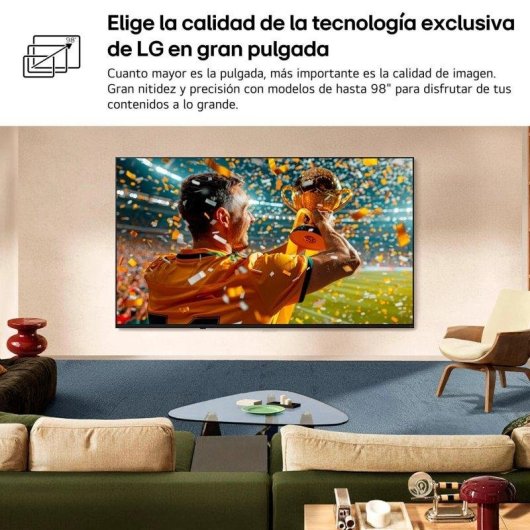 TV LG NANO 4K UHD AI 65NU8E0B3LA 65 4K UHD 60Hz Smart TV WebOS HDR10