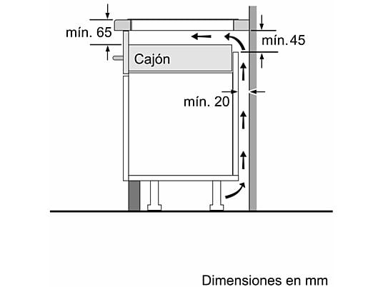 Placa inducción - Balay 3EB864FR, 3 zonas, Negro