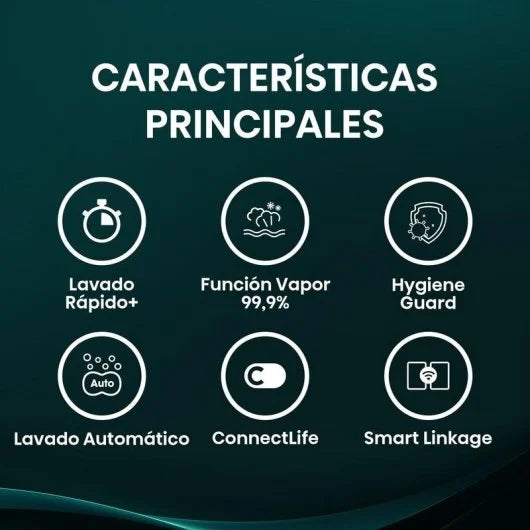 Lavadora Hisense WF3S1043BW1 Carga Frontal 10 kg 1400 rpm Clase A Blanca WiFi