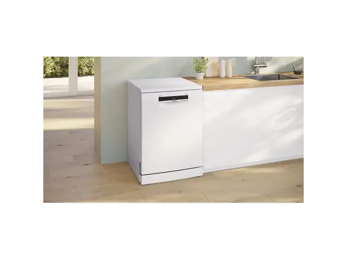 Lavavajillas libre instalación 60 cm - BOSCH Serie 6 SMS6ECW15E, 14 servicios, 6 programas, 60,0 cm, Blanco