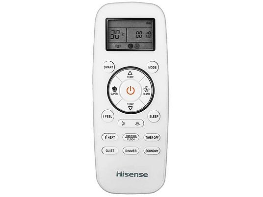 Split 1x1 - HISENSE Brissa CA25YR03, Función Inverter, Blanco