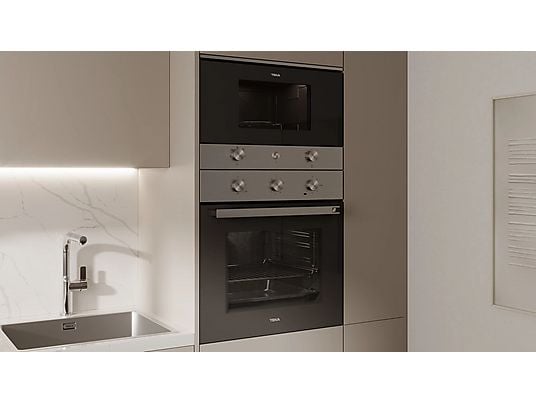 Horno - Teka NEO HSB 6150, Multifunción, Hidrolítica, 70l, 59.5 cm Ancho, HydroClean, Puerta de 2 Cristales, Precalentamiento rápido manual, Inox
