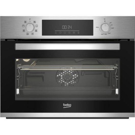 Horno Compacto Beko BBCM12300X 48L 45cm Hidrolítico A con Grill Inox