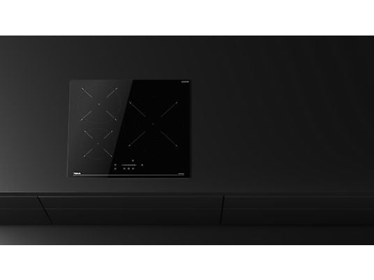 Placa inducción - Teka IBC 63110 SSM BK, 3 zonas, 29 cm Zona grande, 59 cm ancho, Negro