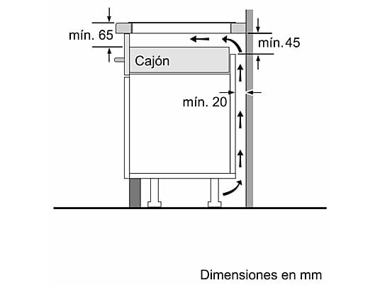 Placa inducción - Bosch PID61RBB5E, 3 zonas, Zona grande 32 cm, 17 niveles, Control TouchSelect, Negro
