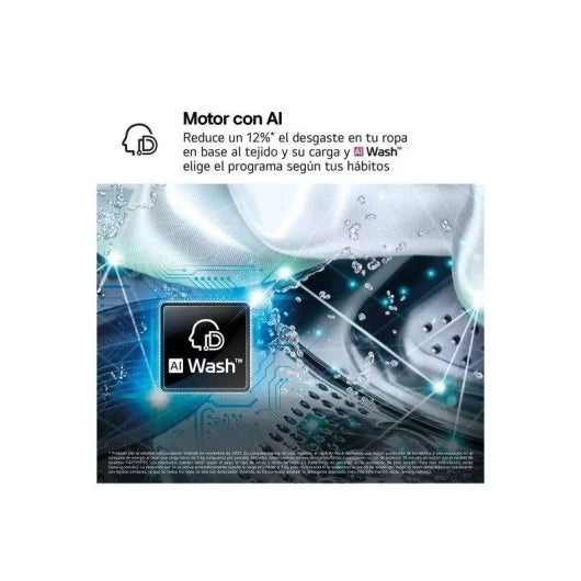 Lavadora LG 9 kg A F2X50S9TLB con AI Direct Drive y TurboWash 360º