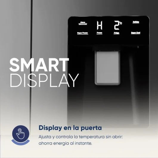 Origial Frigorífico Americano Cool &Freeze 4 puertas 482L E Inox Con dispensador
