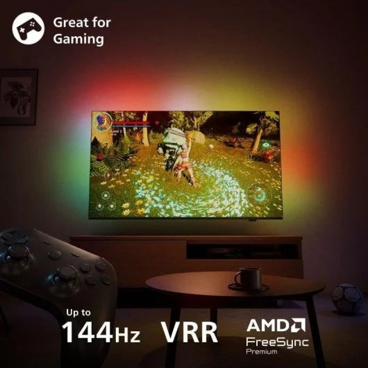 TV Philips The One Ambilight QLED 43 43PUS9010 UltraHD 4K Dolby Vision Dolby Atmos Titan OS