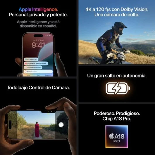 Apple iPhone 16 Pro 128GB Titanio Blanco Libre