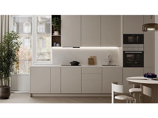 Horno - Teka NEO HSB 6150, Multifunción, Hidrolítica, 70l, 59.5 cm Ancho, HydroClean, Puerta de 2 Cristales, Precalentamiento rápido manual, Inox