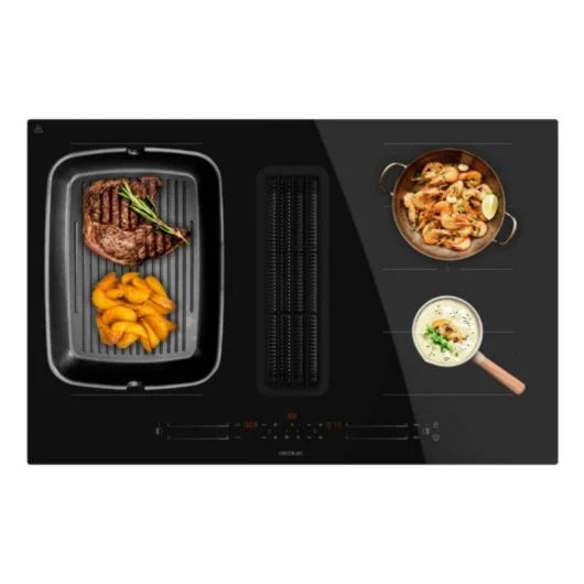 Cecotec Bolero Squad Ih 4800 Totalflex80 Placa De Inducción 2 Zonas TotalFlex 7400W A Negro