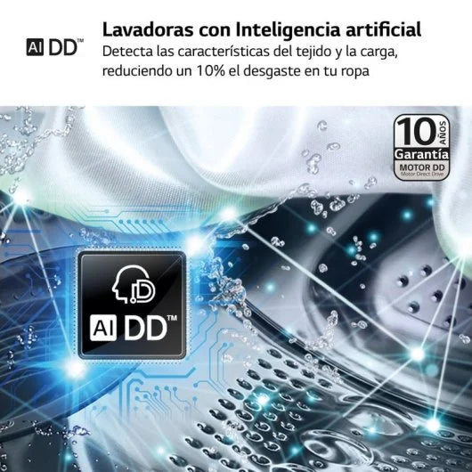 Lavadora Carga Frontal LG F4WR7009AGS