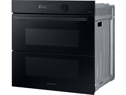 Horno de vapor - Samsung NV7B5750TDKU1, Multifunción, Pirolítico, Air Fry, 76l, 59.5 cm, Dual Cook Flex, WiFi, Negro