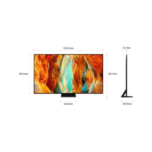 Televisor Samsung TQ55QN74FAT 55 Neo QLED 4K UHD Mini LED 144Hz Smart TV Negro