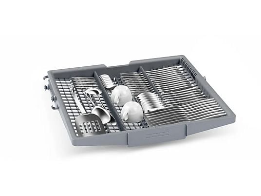 Lavavajillas - Bosch SMS4EMW06E, 14 servicios, 6 programas, 60 cm, Home Connect, RackMatic, Blanco