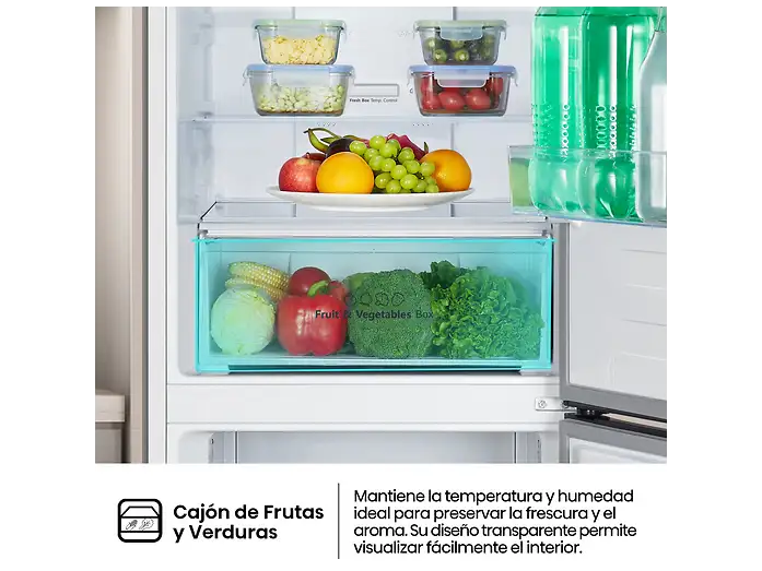 Frigorífico combi - Hisense RB390N4AWE1, Puerta reversible, Congelamiento rápido, No Frost, 186 cm, 304 l, Blanco