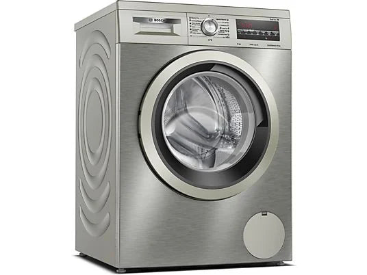 Lavadora carga frontal - Bosch WUU28T8XES, 8 kg, 1.400 rpm, 15 programas, Inox