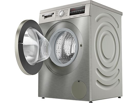 Lavadora carga frontal - Bosch WUU28T8XES, 8 kg, 1.400 rpm, 15 programas, Inox