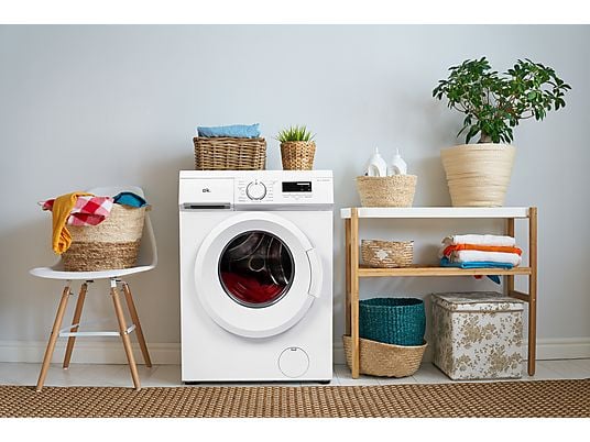 Lavadora carga frontal - ok. OWM 6143 D, 6 kg, 1000 rpm, 15 Programas, Blanco